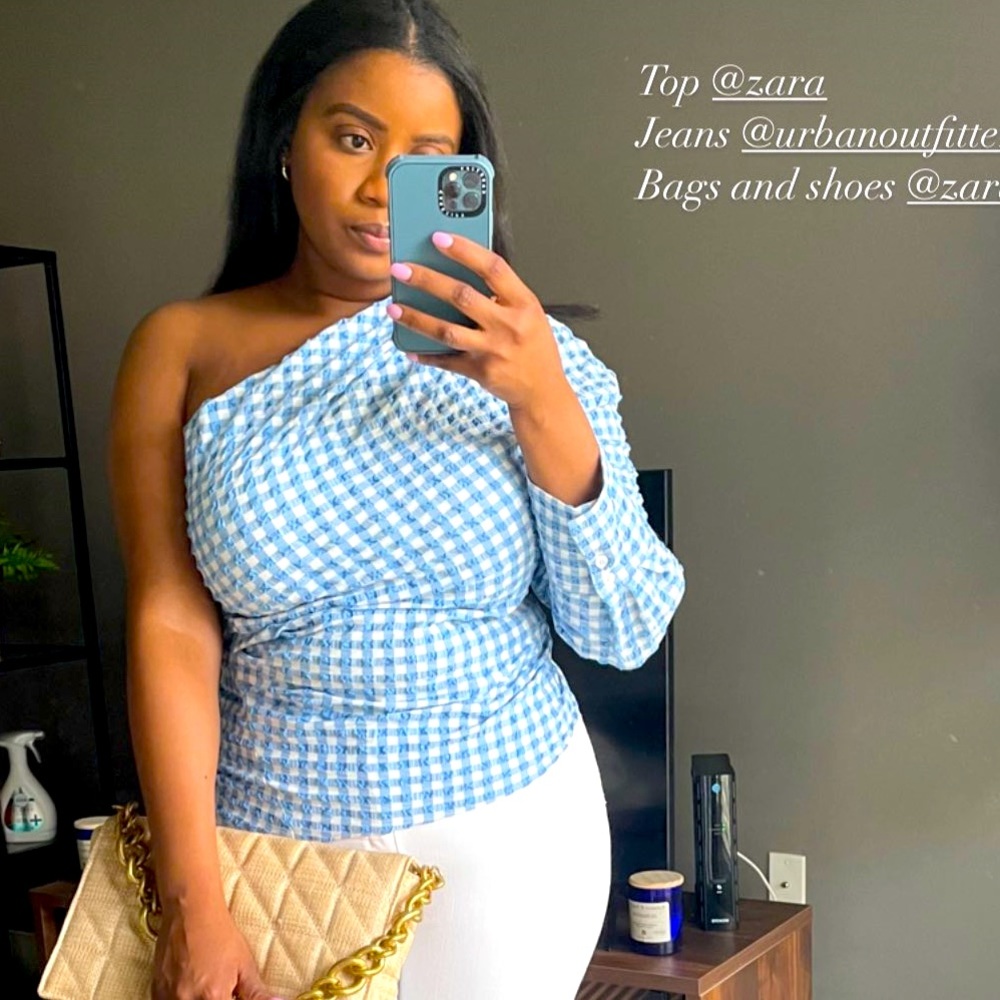 Zara Asymmetrical Top